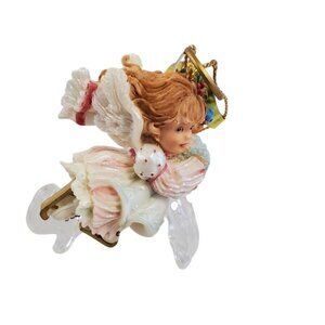 Ashton-Drake HollyDay Angel Ornament "Wishing You a Joyful Spirit" GG Santiago